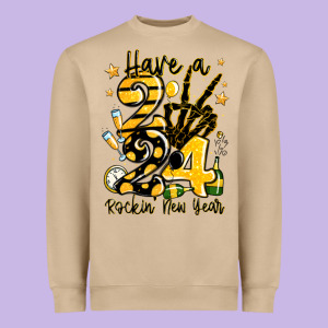 Have Rockin' New Year 2024 Heavyweight Sweatshirt Designed By Maliassmallbusiness