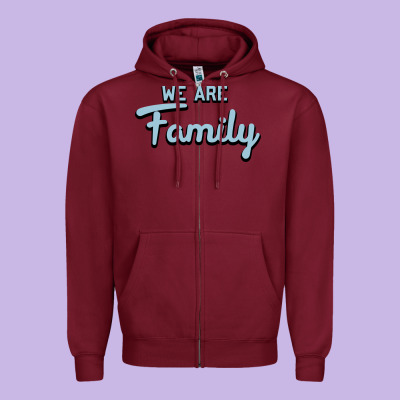 We Are Family Zipper Hoodie Designed By Bettercallsaul