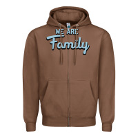 Chestnut We Are Family Zipper Hoodie - Bettercallsaul