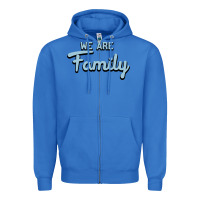 True Royal We Are Family Zipper Hoodie - Bettercallsaul