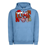 Pigment Pebble Blue christmas love nurse bbs Urban Hoodie - BundleAndBundleShop