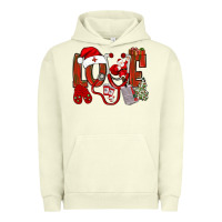 Pigment Pistachio christmas love nurse bbs Urban Hoodie - BundleAndBundleShop