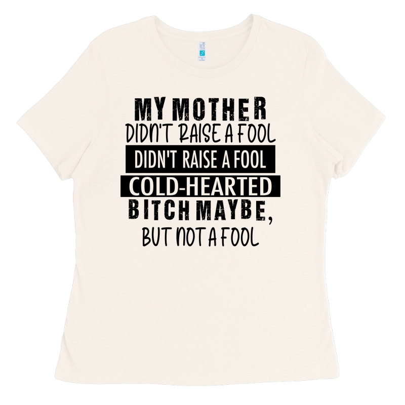 My Mother Black Ladies Tee by RacoonDesign | Teevron
