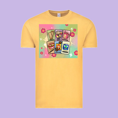 Traditional Mexican Food Vintage Tee Designed By Maliassmallbusiness