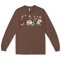 Chestnut christmas nurse Long Sleeve Tee - MaliasSmallBusiness