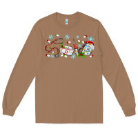 Toasted Coconut christmas nurse Long Sleeve Tee - MaliasSmallBusiness