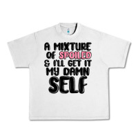 Lunar Rock a mixture of spoiled and ill get it my damn self Urban Heavy Tee - MaliasSmallBusiness