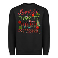 Santa's Favorite Para Professional Heavyweight Sweatshirt | Teevron