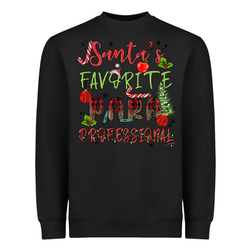 Santa's Favorite Para Professional Heavyweight Sweatshirt by MaliasSmallBusiness | Teevron