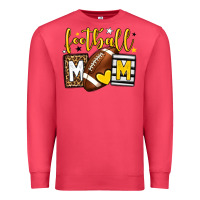 Cardinal Football mom yellow team color Premium Sweatshirt - HowdyJamesFarm