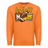 Carrot Football mom yellow team color Premium Sweatshirt - HowdyJamesFarm