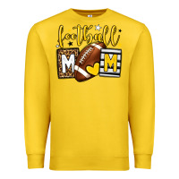 Lemon Football mom yellow team color Premium Sweatshirt - HowdyJamesFarm