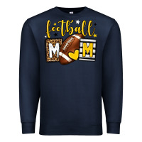 Navy Football mom yellow team color Premium Sweatshirt - HowdyJamesFarm