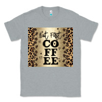 Heather Grey but first coffee Classic Tee - JahusDesignShop