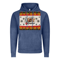Vintage Denim very merry teacher Vintage Hoodie - Jasminsmagicworld