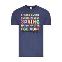 Vintage Denim easter bunny spring Vintage Tee - MaliasSmallBusiness