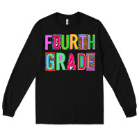 Black fourth grade Long Sleeve Tee - NancyCooperArtShop