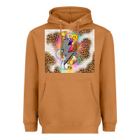 Meerkat retro baseball with leopard Heavyweight Hoodie - TumblerDesignByShophia