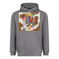 Storm retro baseball with leopard Heavyweight Hoodie - TumblerDesignByShophia