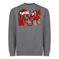 Storm christmas love nurse Heavyweight Sweatshirt - NancyCooperArtShop