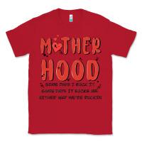 Red motherhood some day i rock it Classic Tee - MaliasSmallBusiness