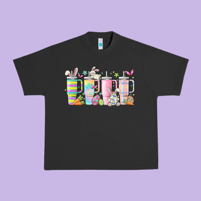 Retro Groovy Easter Urban Heavy Tee Designed By Maliassmallbusiness