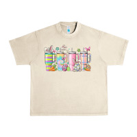 Sandshell retro groovy easter Urban Heavy Tee - MaliasSmallBusiness