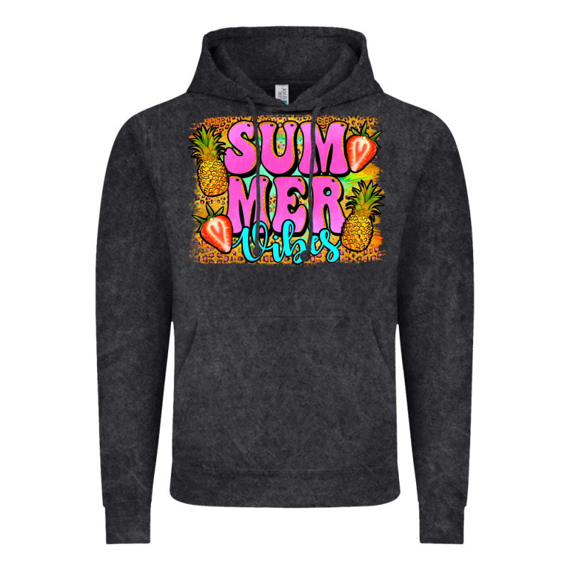 Summer Vibes Leopard Background Vintage Hoodie by Jasminsmagicworld | Teevron