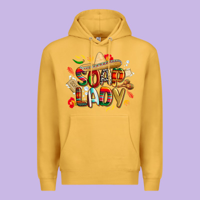 Cinco De Mayo Soap Lady Premium Hoodie Designed By Cowgirlartshop