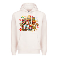 Pale Pink cinco de mayo soap lady Premium Hoodie - CowGirlArtShop