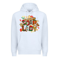 White cinco de mayo soap lady Premium Hoodie - CowGirlArtShop