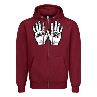 Burgundy Cult of Klaus Umbrella Zipper Hoodie - Bettercallsaul