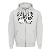 Dove Grey Cult of Klaus Umbrella Zipper Hoodie - Bettercallsaul