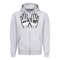 Heather Grey Cult of Klaus Umbrella Zipper Hoodie - Bettercallsaul