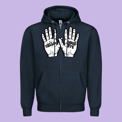 Cult Of Klaus Umbrella Zipper Hoodie Designed By Bettercallsaul