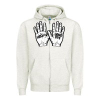 Oatmeal Heather Cult of Klaus Umbrella Zipper Hoodie - Bettercallsaul