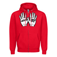 Red Cult of Klaus Umbrella Zipper Hoodie - Bettercallsaul