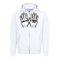 White Cult of Klaus Umbrella Zipper Hoodie - Bettercallsaul