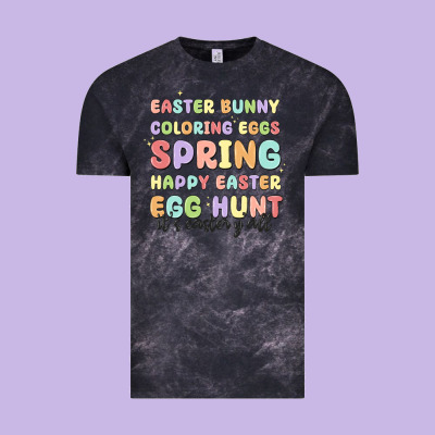 Easter Bunny Spring Vintage Tee Designed By Maliassmallbusiness