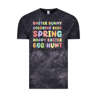 Cloud Black easter bunny spring Vintage Tee - MaliasSmallBusiness