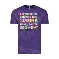 Cloud Purple easter bunny spring Vintage Tee - MaliasSmallBusiness