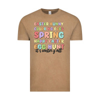 Vintage Coffee easter bunny spring Vintage Tee - MaliasSmallBusiness