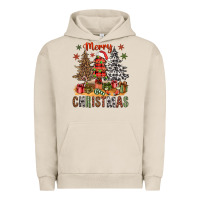 Pigment French Oak merry christmas with western trees bbs Urban Hoodie - BundleAndBundleShop