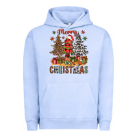 Pigment Grape Ice merry christmas with western trees bbs Urban Hoodie - BundleAndBundleShop