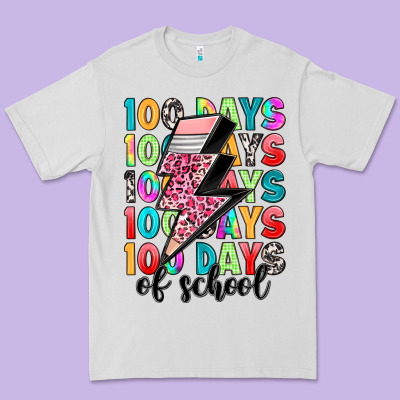 100 Days Of School Premium Tee Designed By Artiststas