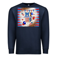Navy American mini Premium Sweatshirt - TumblerDesignByShophia