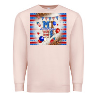 Pale Pink American mini Premium Sweatshirt - TumblerDesignByShophia
