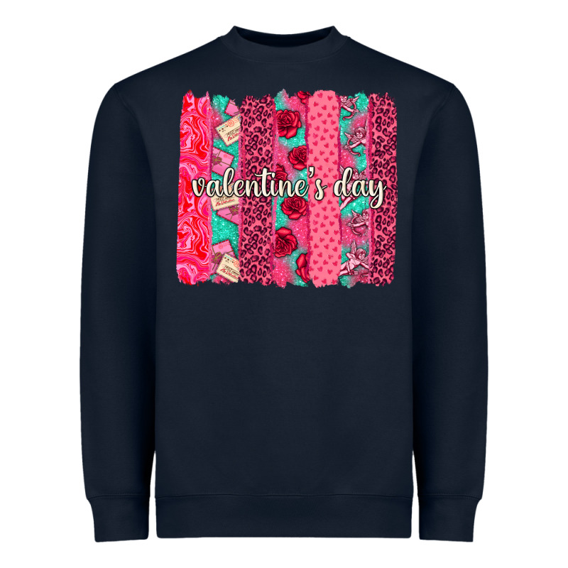 Valentines Day Brushstroke Background Brushstroke Heavyweight Sweatshirt by NancyCooperArtShop | Teevron