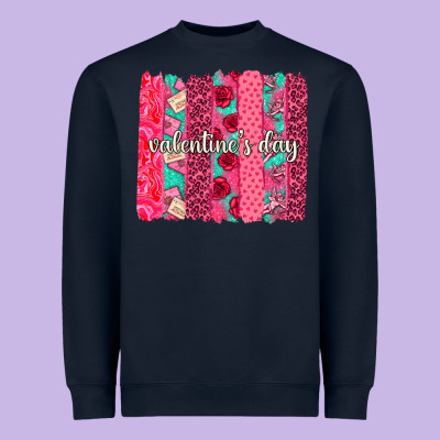 Valentines Day Brushstroke Background Brushstroke Heavyweight Sweatshirt Designed By Nancycooperartshop