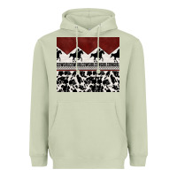 Matcha cowgirl with cowhide Heavyweight Hoodie - TumblerDesignByShophia